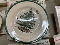 Spode Christmas tree set of four salad plates