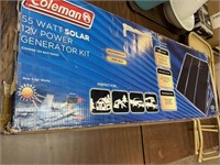 Coleman 55 watt solar generator kit