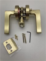 Passage Door Lever Gold