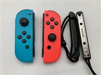 2 pc Nintendo Switch Blue and Red Controllers