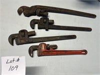 Large Pipe Wrenches.