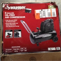 Husky 8 Gallon Oil-Free Air Compressor 150 PSI