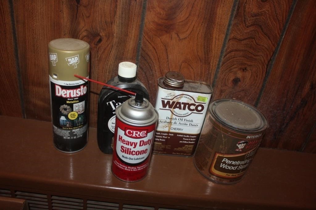 Cleaners, Paint, Stain, Wood Putty, More (3)
