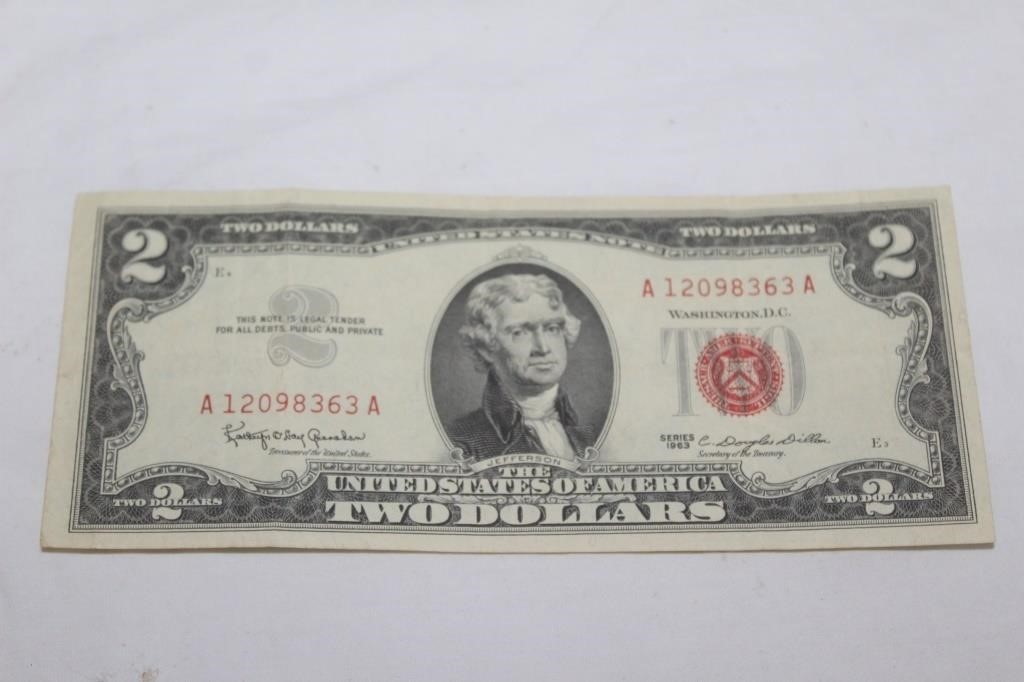 U.S. Currency Two Dollar Bill