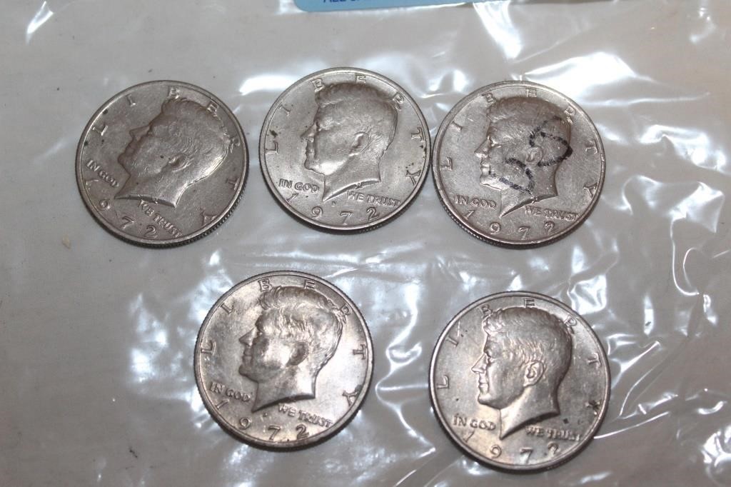 U.S. Coins Half Dollars (5)