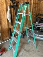 Werner 6 ft Aluminum-Fiberglass Folding Ladder