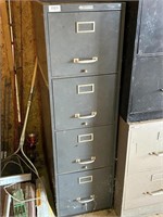 4 Drawer Gray Metal File Cabinet, Steelmaster