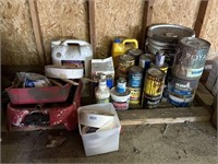 Assorted Painting Supplies and Dry Wall Tape