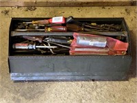 Metal Tool Box w/tray