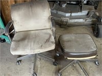 Shop Rolling Office Chair and Rolling Stool