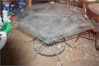 GlassTop Patio Table
