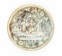 Coin 1949 Canada Silver (80%)Dollar-Gem BU