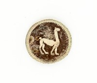Coin ***Rare 1845 Peru 1/4 Reales-VG