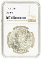 Coin 1903-O Morgan Silver Dollar-NGC MS64