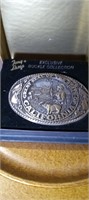Vintage Tony Lama belt buckle Cali