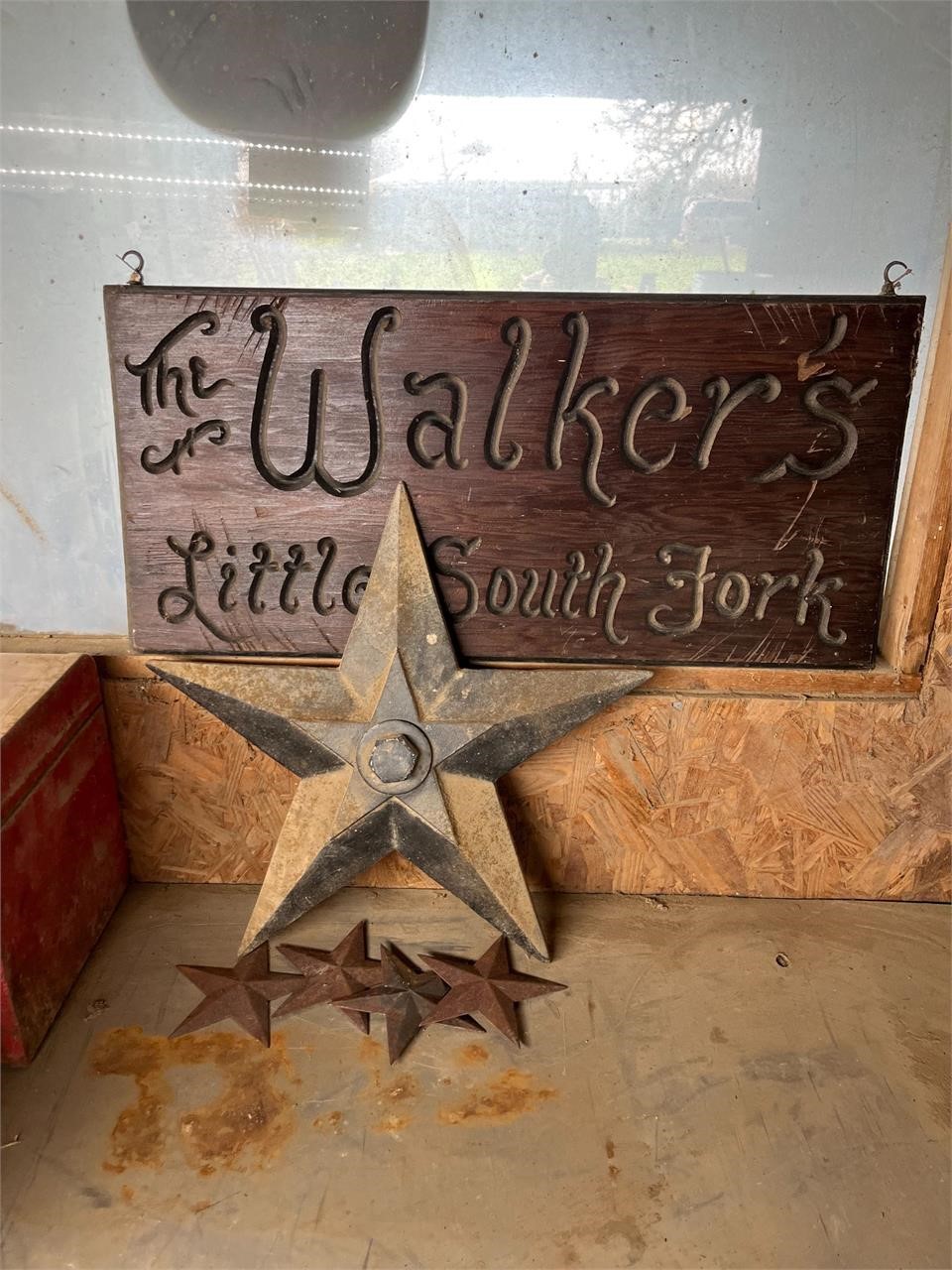 Stars / Texas Cutout / 'The Walker's' Plaque