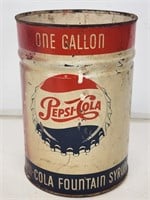 Pepsi 1 Gallon Syrup Can