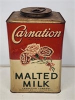 Large Carnation Malted Milk Tin