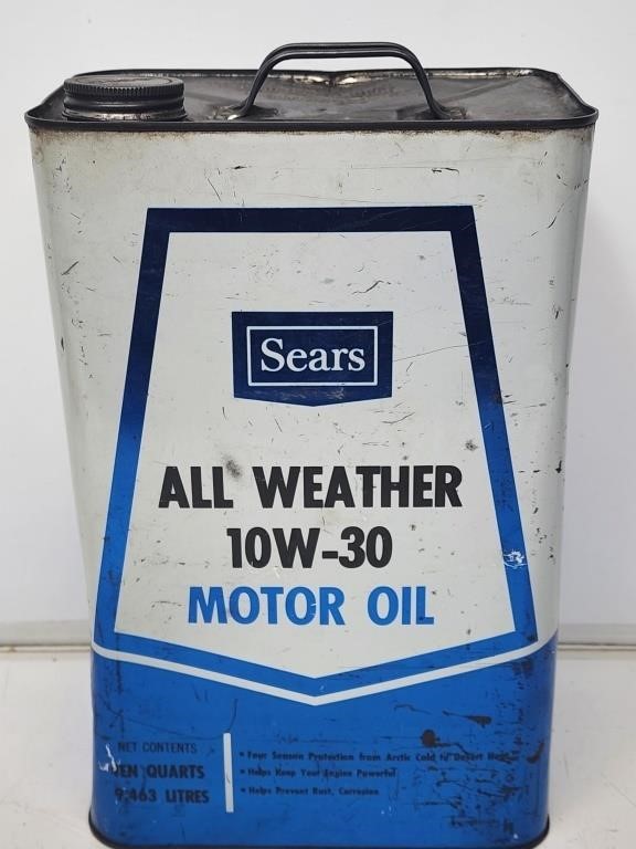 Sears 2 1/2 Gallon Oil Can