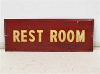 SST Restroom Sign with Smaltz Paint