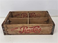 Wooden Pepsi-Cola Bottle Crate