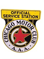 DSP Chicago Motor Club Service Station Sign