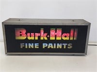 1957 Burk Hall Paints Rotating Light-Up Sign