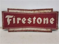 Firestone Tires Display Rack Sign