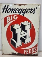 SST Honegger's Big H Feeds Sign