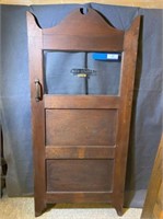 ANTIQUE SALOON-STYLE DOOR WITH GLASS