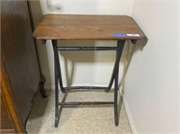 FOLDING SIDE TABLE / TRAY; SOME SCUFFS