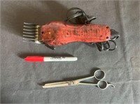 VINTAGE ELECTRIC HAIR CLIPPERS & PAIR