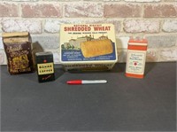 BOX LOT: VINTAGE ADVERTISING PRODUCT