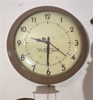 VINTAGE WALL CLOCK- SELF-WINDING CLOCK CO;