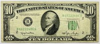 1950 $10 New York Federal Reserve Note