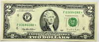 1995 $2 STAR NOTE