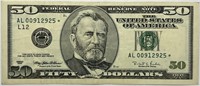1996 $50 STAR NOTE Federal Reserve Note