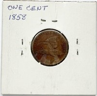 1858 Flying Eagle Cent Good