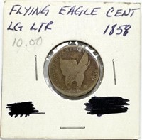 1858 Flying Eagle Cent Good