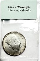 1964 Kennedy Half Dollar Bank of Commerce Lincoln