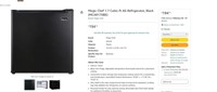 B3644 1.7 Cubic-ft All-Refrigerator Black