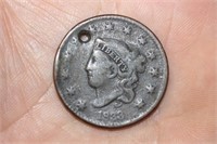 A 1833 Large Cent