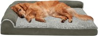 FURHAVEN DELUXE ORTHOPEDIC L SHAPED DOG BED