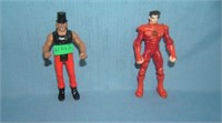 Pair of vintage action figures