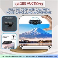 FULL HD 720P WEB CAM W/NOISE-CANCELLING MICROPHONE