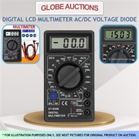 DIGITAL LCD MULTIMETER AC/DC VOLTAGE DIODE