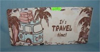 Volkswagen it's Travel Time License plate size ret