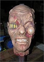 Grotesque Halloween monster head