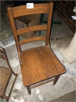 Vintage Oak Desk Chair