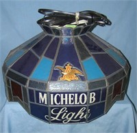 Michelob Light stained glass style advertising bar